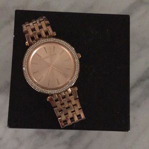 Rose gold Michael Kors watch